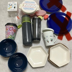 バラ売り可能　食器　お皿　グラス　タンブラー　ランチボックス等　14点