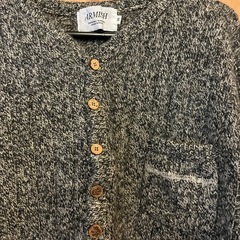 ARMISH グレー系メンズ
ニットセーター Mオーバーサイズの画像