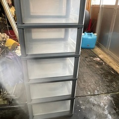 5段 衣装ケース　2個セットの画像