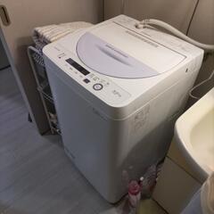 洗濯機 あげます無料 シャープ 洗濯機5.5kg ES-GE5A
