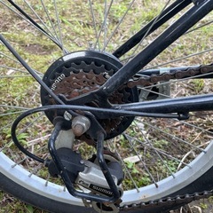 折りたたみ変則付き自転車の画像