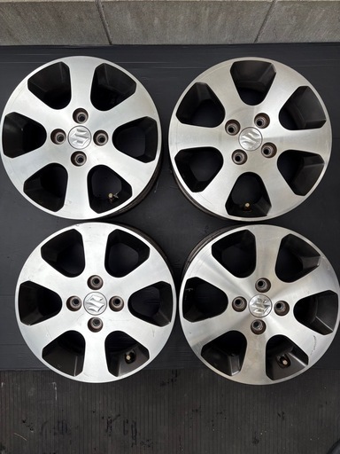 スズキ純正 14インチアルミホイール4.5J +50 ４本