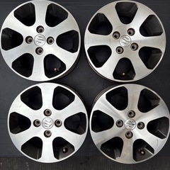 スズキ純正 14インチアルミホイール4.5J +50 ４本