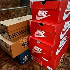 空き箱　NIKE adidas スノーピーク　vans 