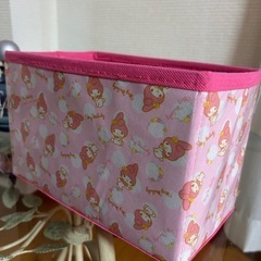 マイメロディーキャラクター柄収納ボックス　Sanrio サンリオ15×25×12の画像