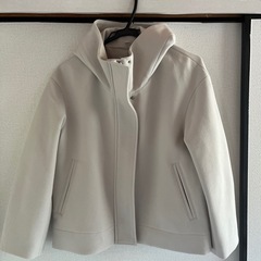 新品未使用コージーメルトンショートフーディコートの画像