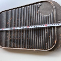 バーベキュー用厚型鉄板新品未使用の画像