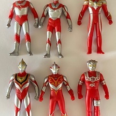 小さめのウルトラマンソフビ　6体セット