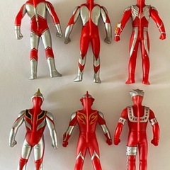 小さめのウルトラマンソフビ　6体セットの画像