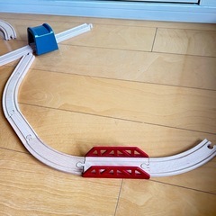 木製レール　木製電車　　IKEA イケアの画像