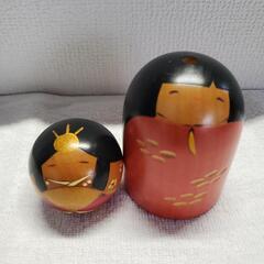 小さなこけし2つ (4)