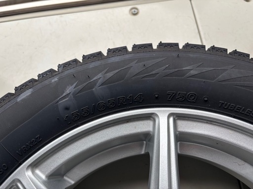 ブリジストン　155/65r14　VR-2 