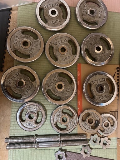 ダンベルセット 30kg x 2