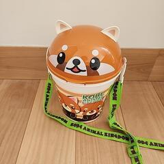 動物王国　ポップコーンケース　レッサーパンダ