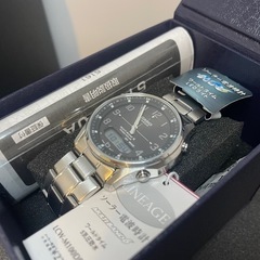 新品 半額　CASIO 高級腕時計 電波ソーラー 時間ズレない 電池交換不要  防水 アウトドアや実用性向けの画像