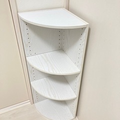 カラーボックス・コーナー・白・木目調