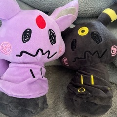 ブラッキー＆エーフィ ミミッキュ風ぬいぐるみ