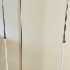 高さ調整可 ハンガーラック メタル 金属　キャスター付きの画像