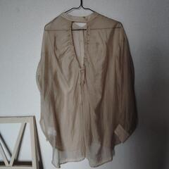 お洒落系　透け感あり　シャツの画像