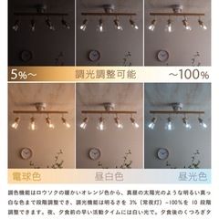 シーリングライト 照明器具 照明 おしゃれ LED 対応 リビング ダイニング 照明 スポットライト 間接照明 ペンダントライト 6畳 8畳 天井照明 北欧 カフェ 4灯 の画像