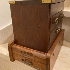 レトロ　アンティーク　小物入れ　3セットの画像