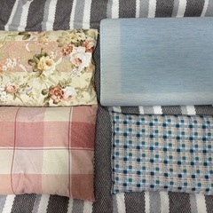 そばがら枕、ニトリクール枕4点セット
