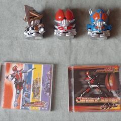■値下げ■仮面ライダー電王　ＣＤ、貯金箱のセットの画像