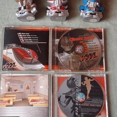 仮面ライダー電王　ＣＤ、貯金箱のセット