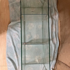 ガラス蓋付き　オーバーフロー水槽と濾過そうセットの画像