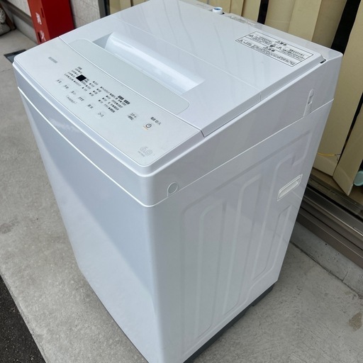【引取】アイリスオーヤマ洗濯機 IAW-T604E 2022年製 6キロ