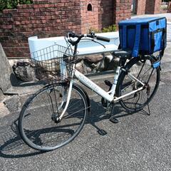 27インチ自転車 雨除けカバー、保冷バック付き