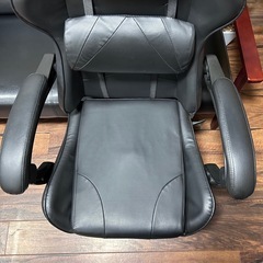 【美品】タンスのゲン ゲーミングチェア CYBERGROUND（黒）の画像