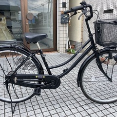【26インチ自転車】美品❗️使用少ない❗️変速なし　スペアキーあ...