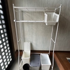 洗濯機ラック　ダストボックス　ケース