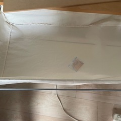 無印良品　キャスター付き　帆布×スチール2段シェルフの画像