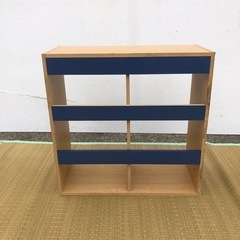 正方形　2段ボックス　組立済みの画像