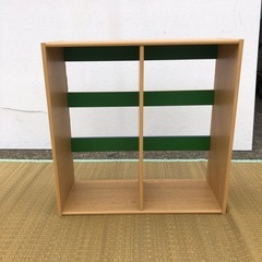 正方形　2段ボックス　組立済みの画像