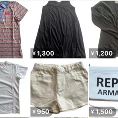 女の子用　130〜160、M、Ｌサイズ500円〜