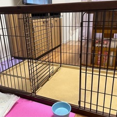 【犬用ゲージ】ペティオ　ドッグルームサークルを差し上げます　ワイ...