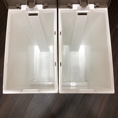 【美品】ペダル式ゴミ箱 2個セット（分別用におすすめ） の画像