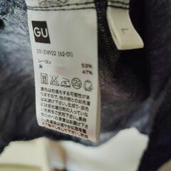 GU　デニムシャツ　Lの画像