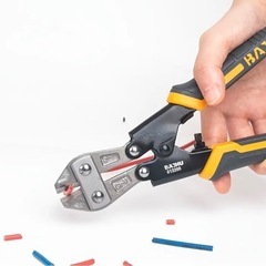 新品未使用　8インチ多機能ワイヤーカッター、省力ボルトカッター、チェーンニッパー、スチール構造、研磨および塗装仕上げ、DIY用の画像