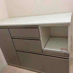 ニトリ キッチンカウンター アルミニウム2 120CT SI シルバー