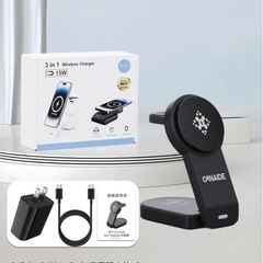 新品　ワイヤレス充電器　iPhone　アップルウォッチ　の画像
