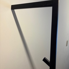 山崎実業 ハンガーラック スリムコートハンガー ライン ブラックの画像