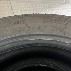 ナンカン　スタッドレスタイヤ195 55R16　の画像