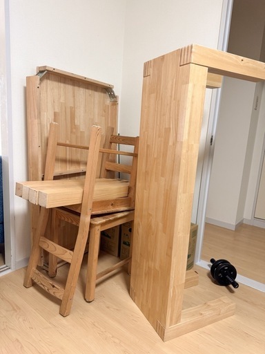 【まか 】IKEA ダイニングテーブル　NORDBY ノールドビー IKEA ダイニングテーブル NORDBY ノールドビー 125cm 無垢材