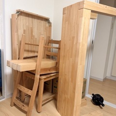 IKEA【ノールドビー】ダイニングテーブル4点セット 