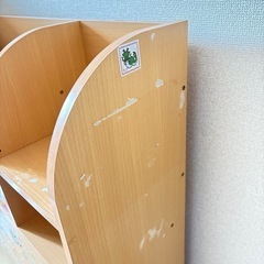 ［sold］本&おもちゃ収納棚＊キャスター付き＊学習道具＊幼稚園　保育園お道具入れの画像