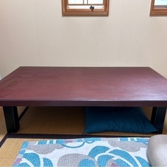 昭和テイストでレトロな座卓
